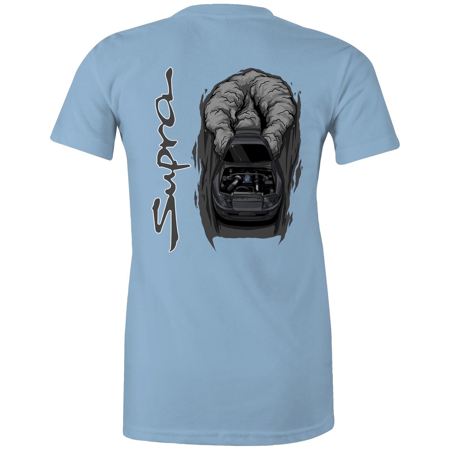 Toyota Supra Burnout Womans Tee