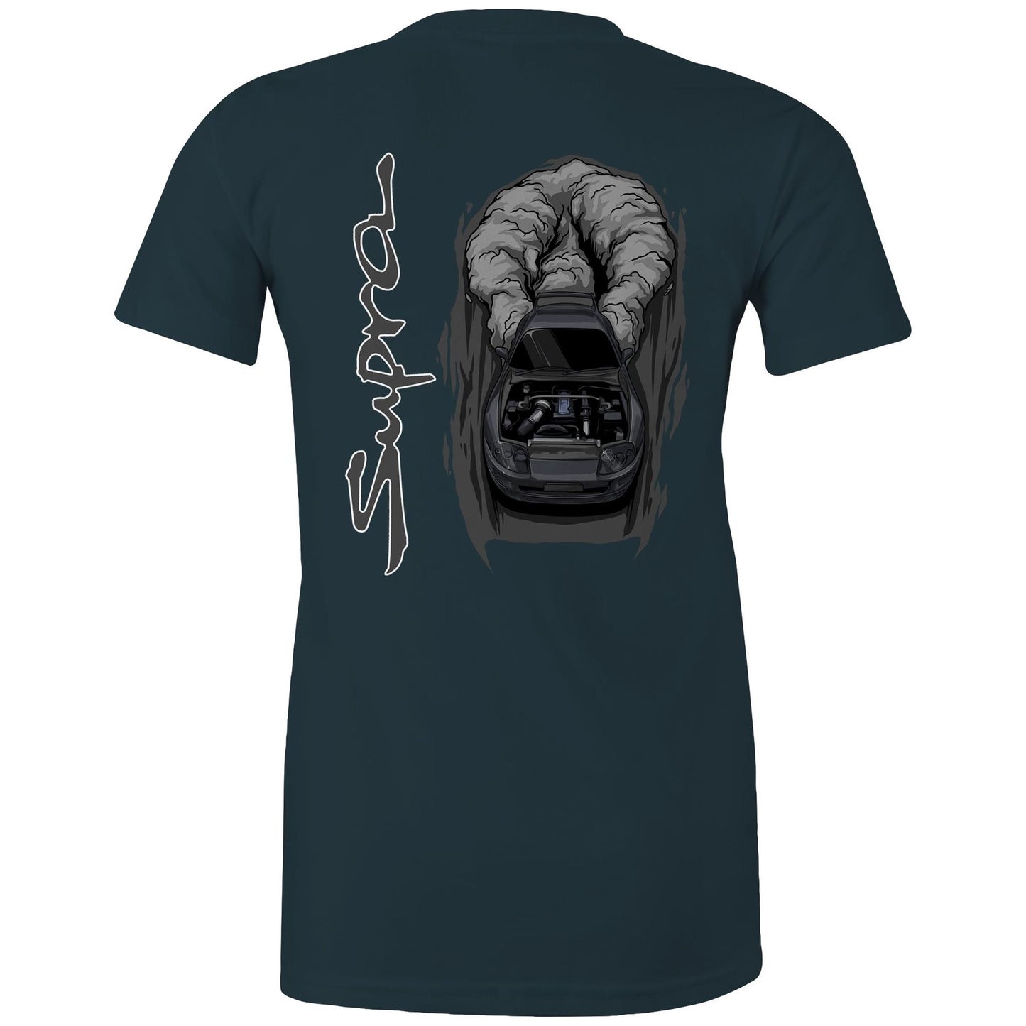 Toyota Supra Burnout Womans Tee