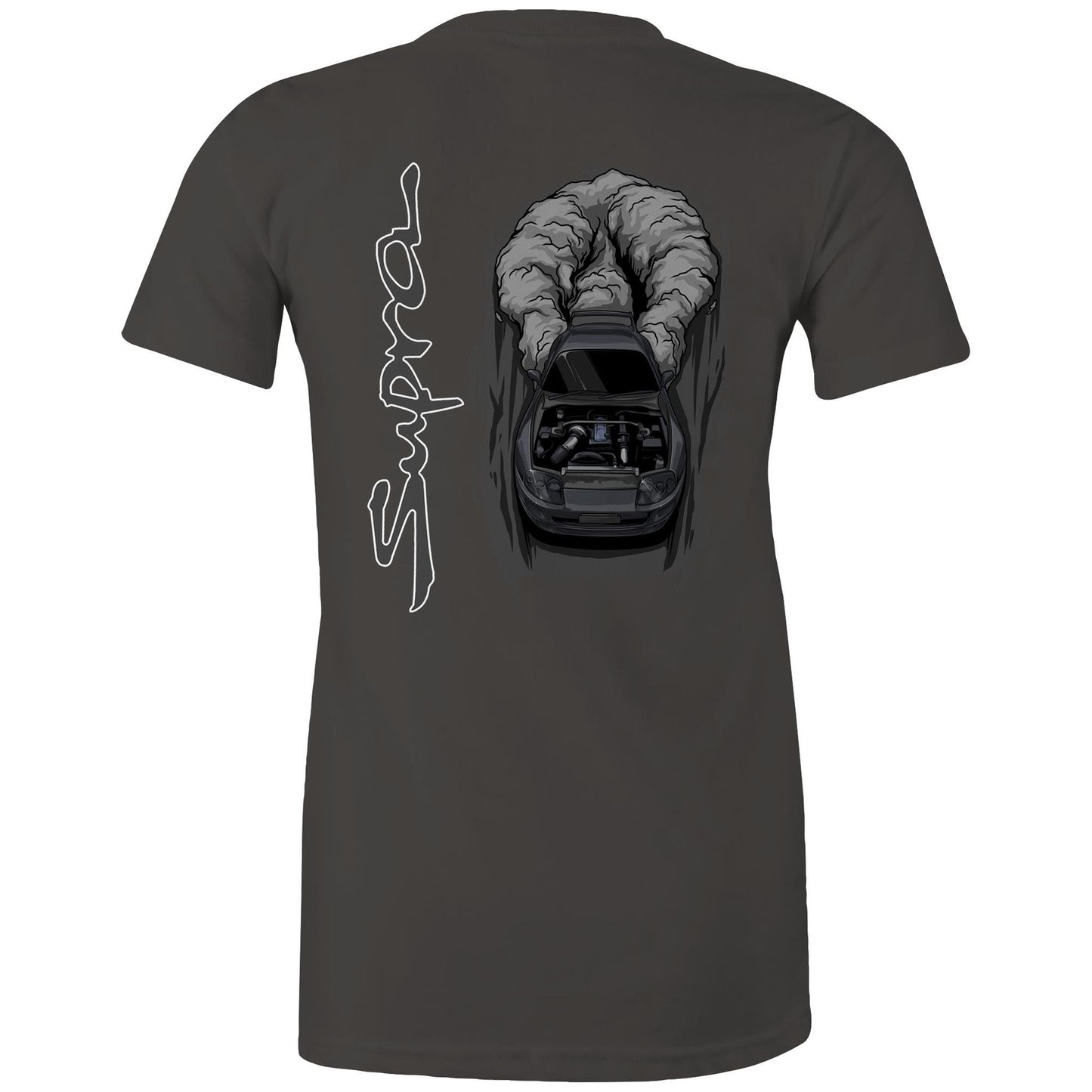 Toyota Supra Burnout Womans Tee
