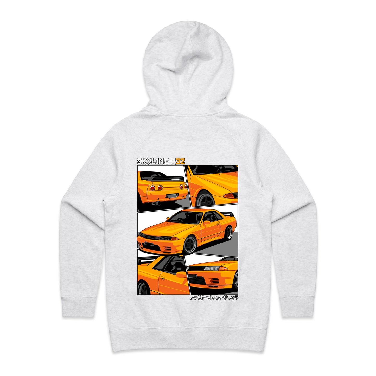 R32 Skyline Womans Hoodie