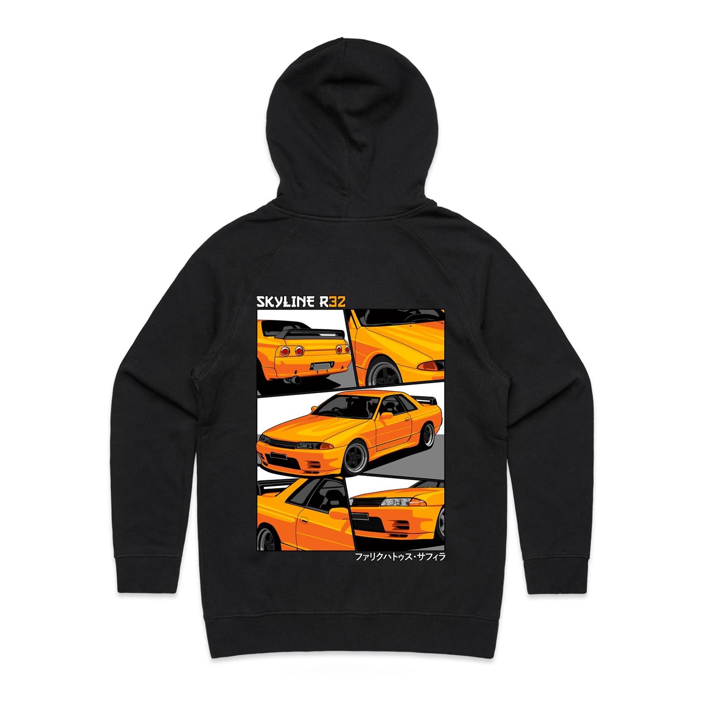 R32 Skyline Womans Hoodie