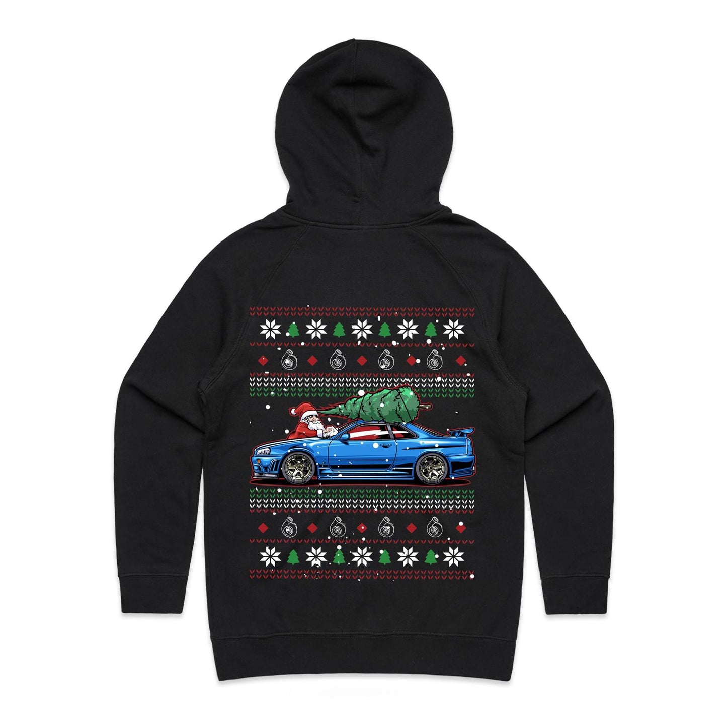 R34 Merry Christmas Womans Hoodie
