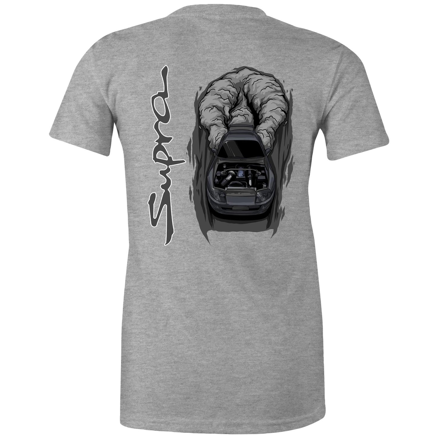 Toyota Supra Burnout Womans Tee
