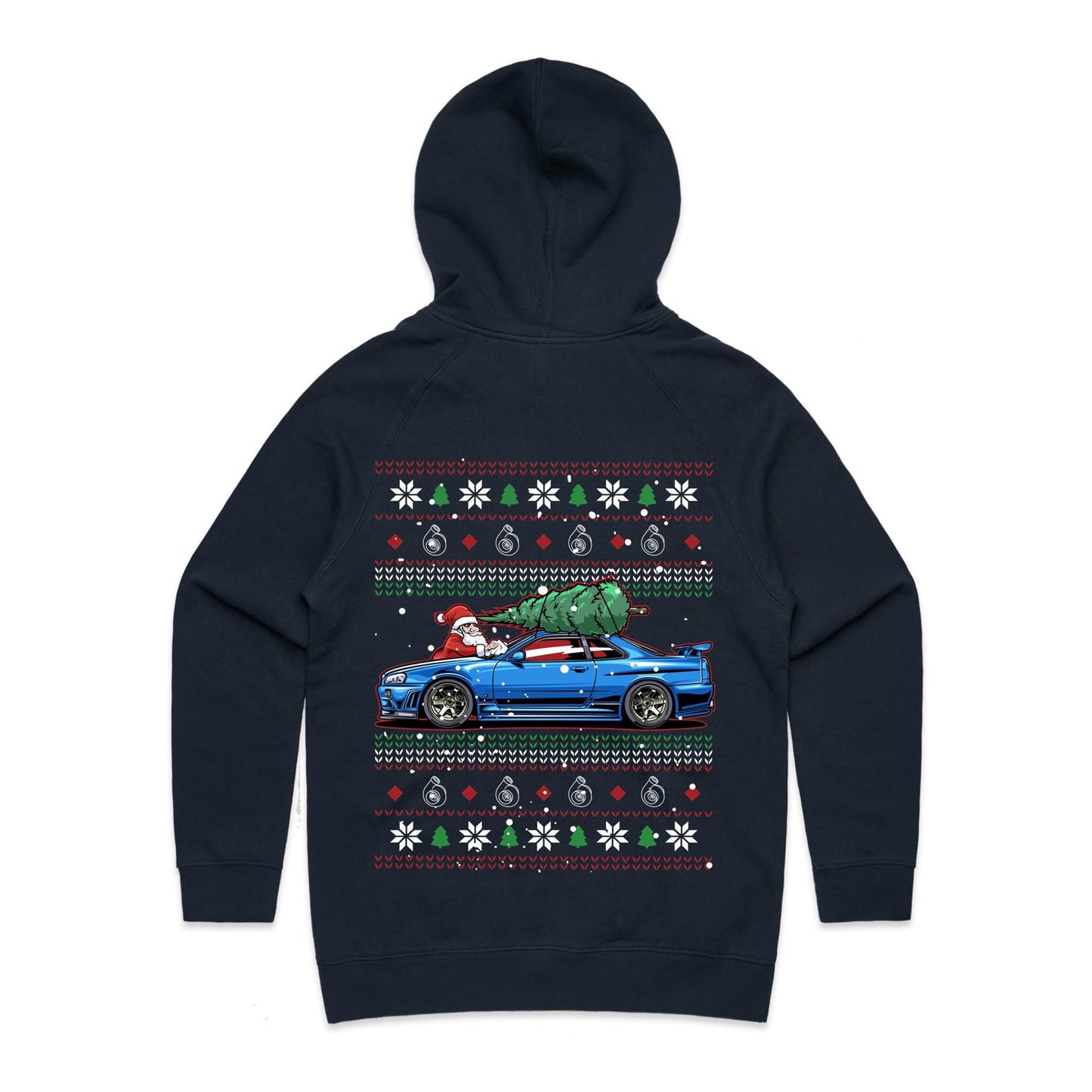 R34 Merry Christmas Womans Hoodie
