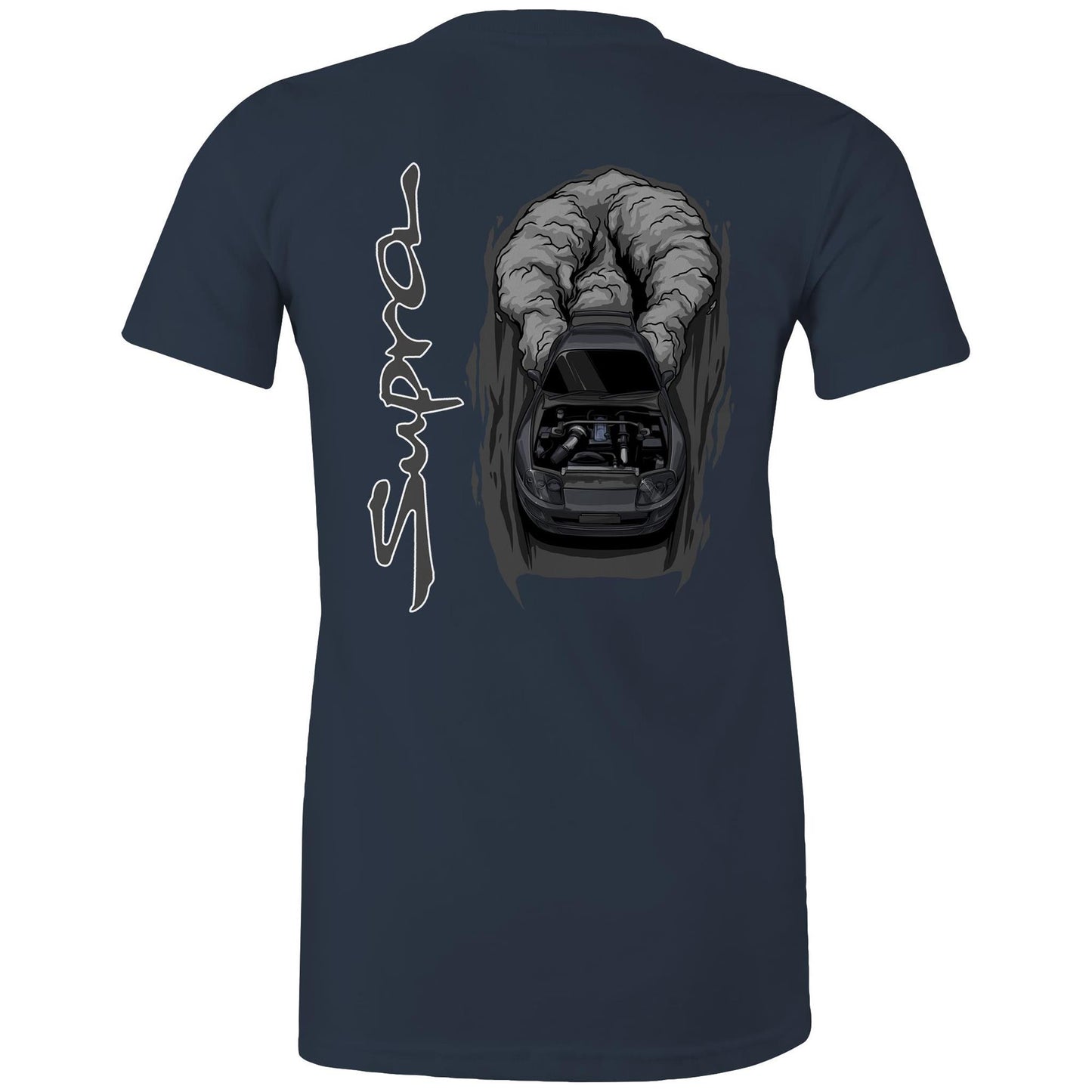 Toyota Supra Burnout Womans Tee