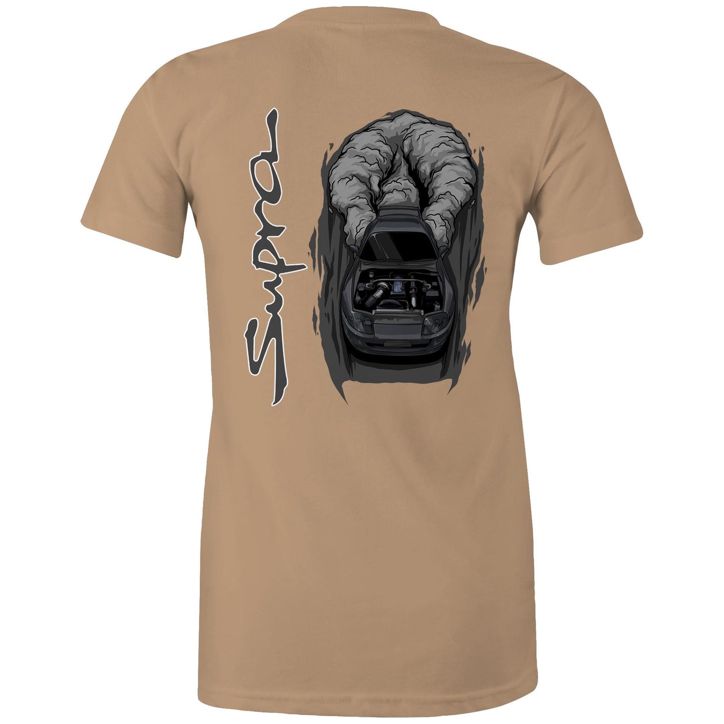 Toyota Supra Burnout Womans Tee