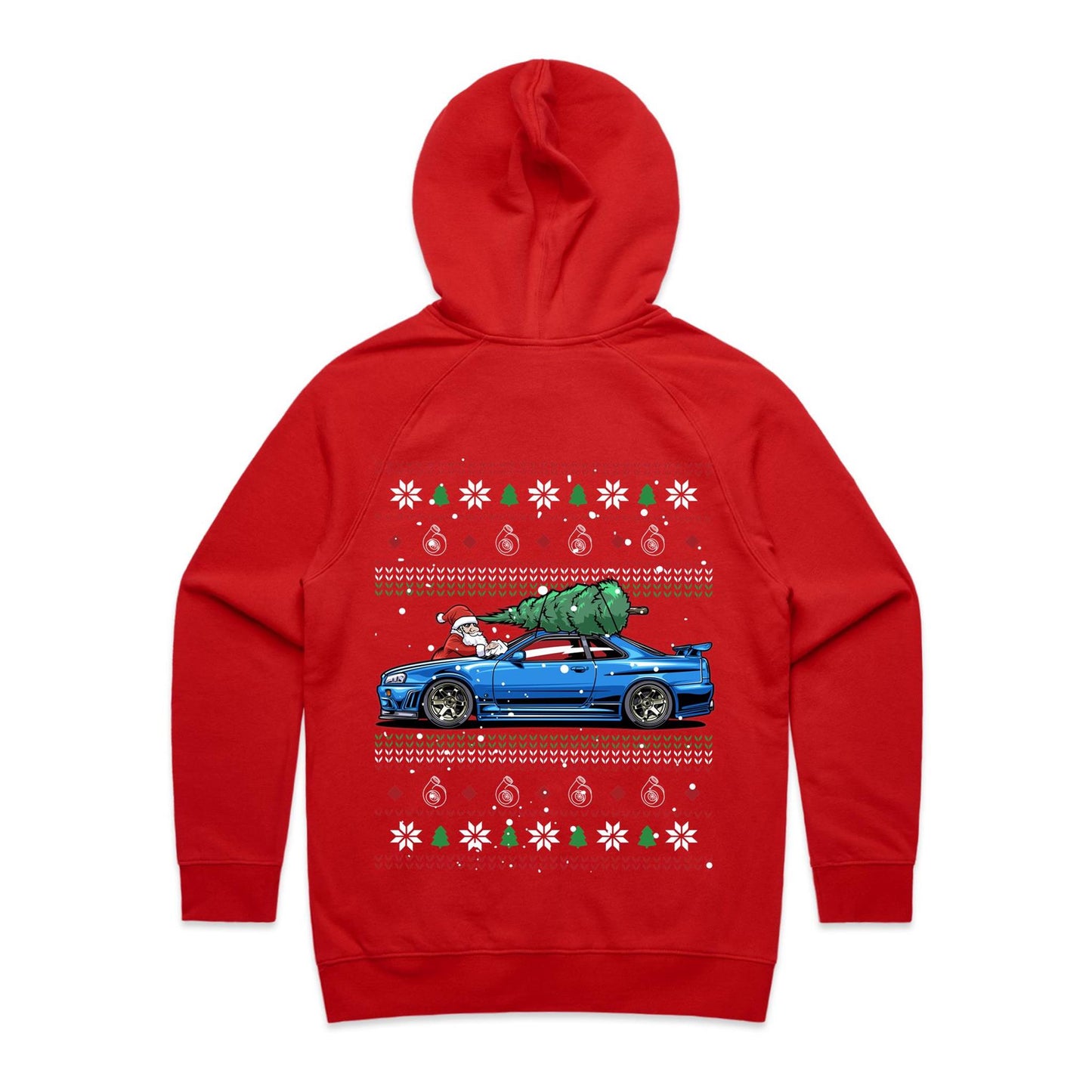 R34 Merry Christmas Womans Hoodie