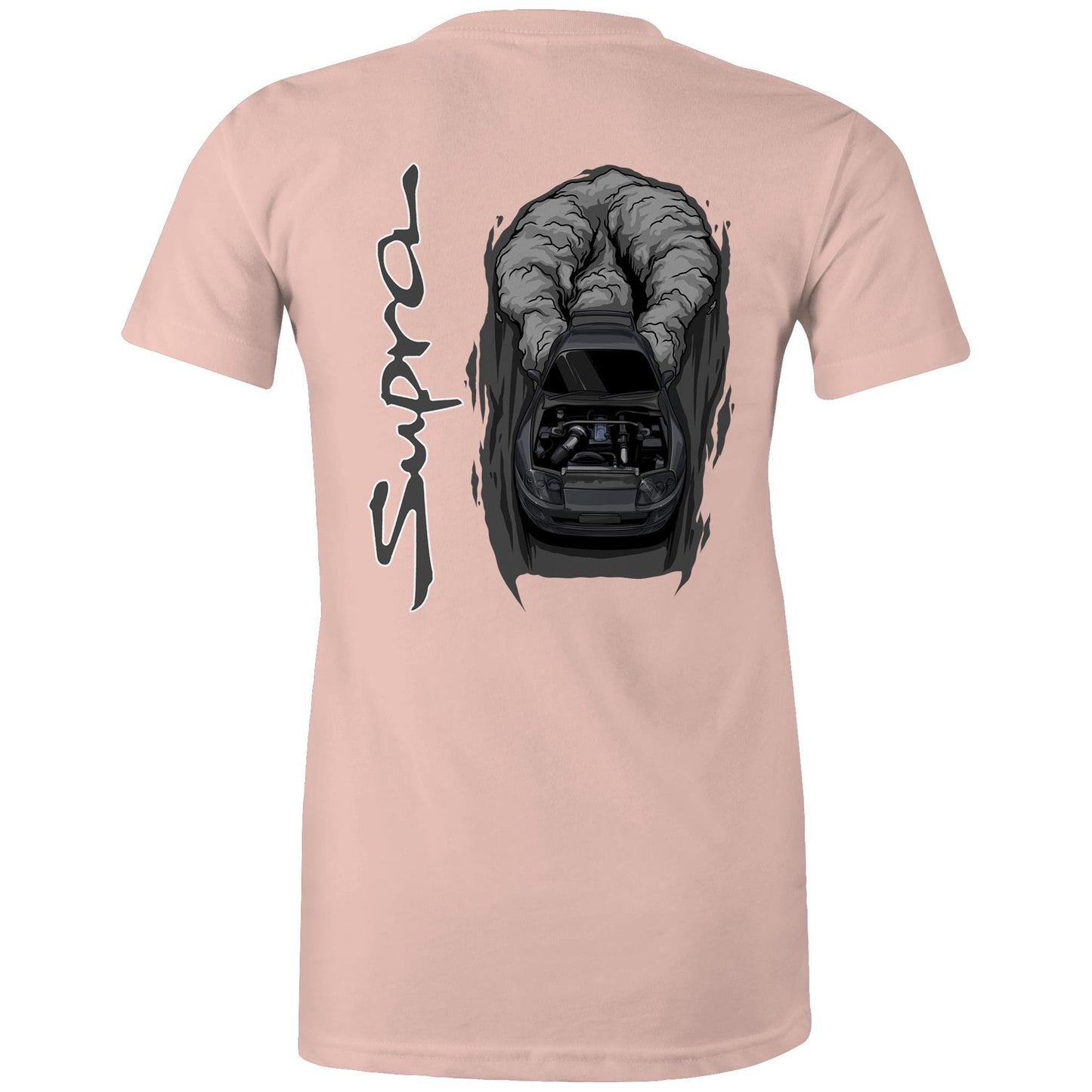 Toyota Supra Burnout Womans Tee