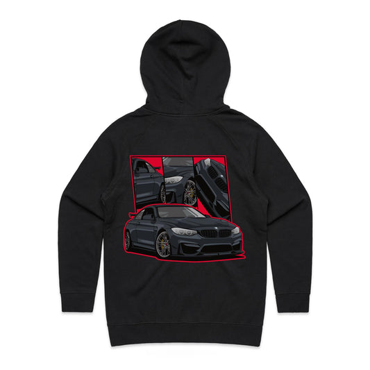 BMW M4 Womans Hoodie